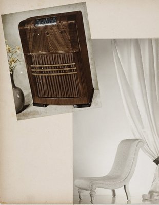 Alternate image of Untitled (white chair & drape) by Max Dupain