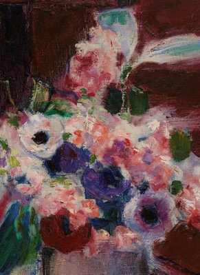 Alternate image of Anemones and stock in white jug by Roderic O'Conor