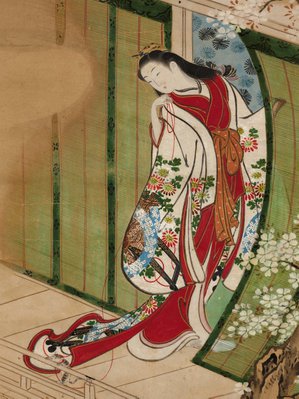 Alternate image of Beauty with a cat (Parody of the Third Princess) by Nishikawa School