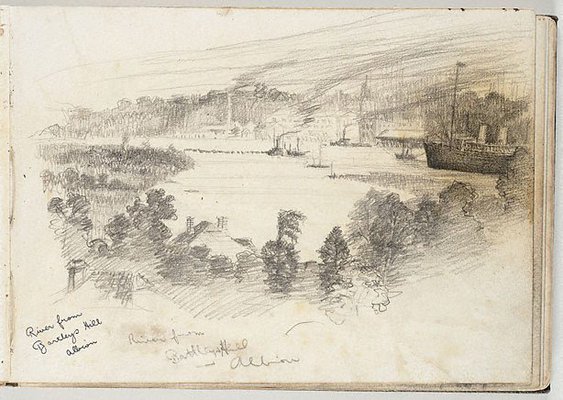Alternate image of Sketchbook no. 1: Brisbane c.1914 by Lloyd Rees