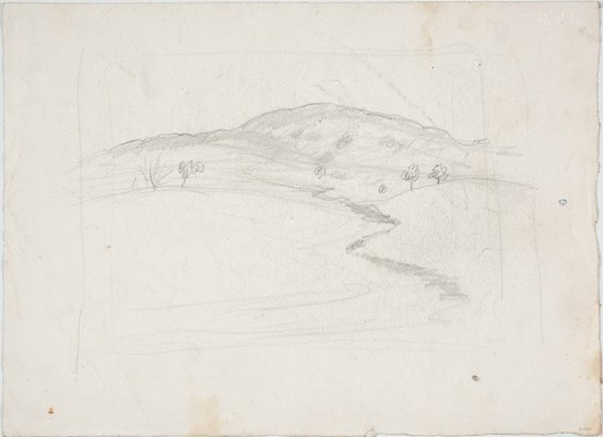 Alternate image of recto: Study for 'Dusk at North Ryde'
verso: Landscape by Lloyd Rees