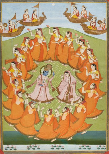 AGNSW collection Dance of love (rasa lila) circa 1840
