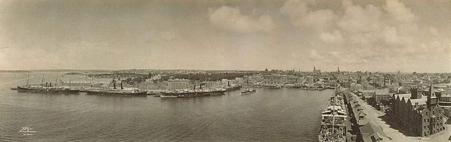 AGNSW collection Melvin Vaniman Untitled (view of Circular Quay, Sydney) 1903