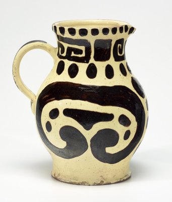 Alternate image of Water jug with geometric designs by Anne Dangar