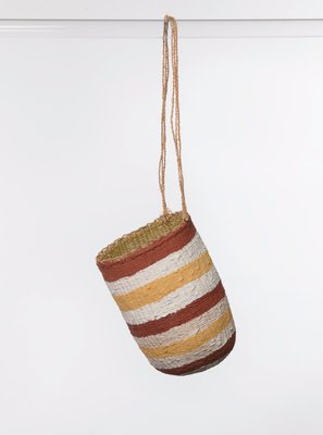 Alternate image of Djirriḏiḏi giwiḻirr (Garrawurra conical basket with kingfisher body paint design) by Mandy Batjula Gaykamaŋu