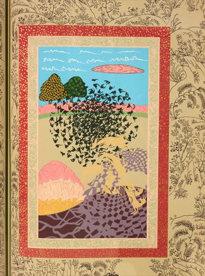 Alternate image of The illustrated page (edition #2) by Shahzia Sikander, The Fabric Workshop and Museum