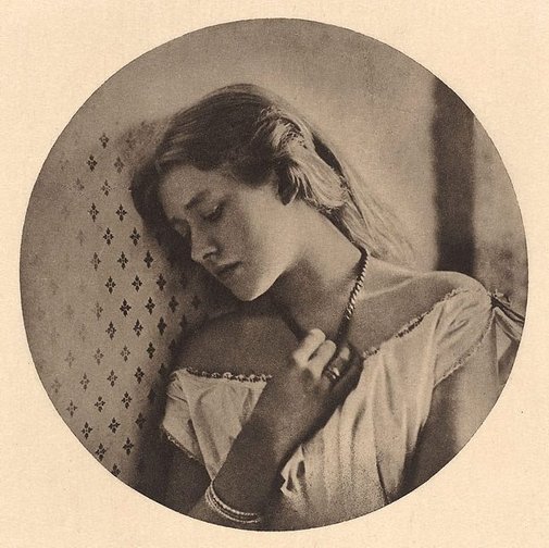 An image of Ellen Terry, at the age of sixteen 1864, from Camera Work, no 41, Jan 1913 by Julia Margaret Cameron