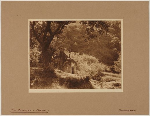 Alternate image of Hill temple, Bhujji, Himalayas by Godfrey Tanner
