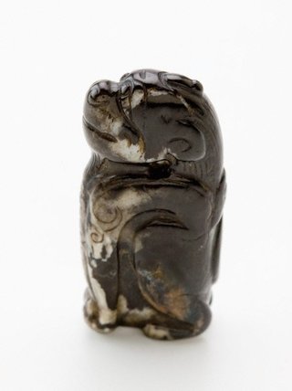 AGNSW collection Black jade mythical beast
