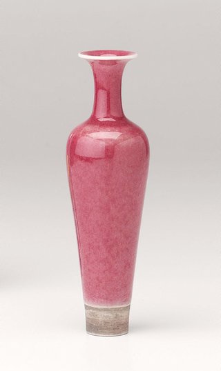 AGNSW collection Peach-bloom vase