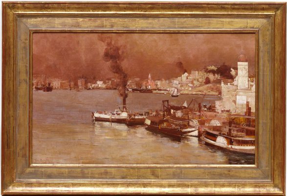 Alternate image of An autumn morning, Milson's Point, Sydney by Tom Roberts