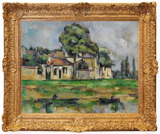 AGNSW collection Paul Cézanne Banks of the Marne circa 1888