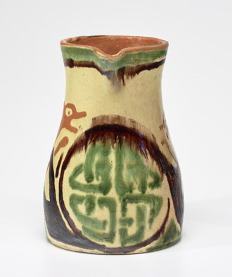 Alternate image of Jug with design of entwined serpents by Anne Dangar
