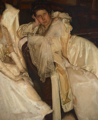 Alternate image of Two girls in white by Hugh Ramsay
