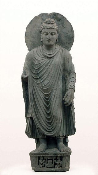 AGNSW collection Standing Buddha 2nd century