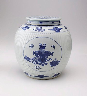 Alternate image of Ginger jar with fluted body by 