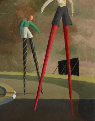 Alternate image of The stilt race by Jeffrey Smart