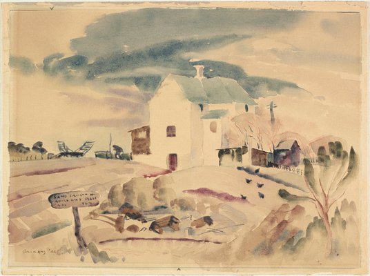 Alternate image of Corkhill's farmhouse by Hector Gilliland