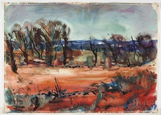 AGNSW collection Uldis Abolins Red Earth 1963