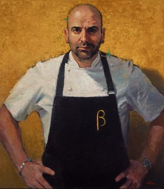 AGNSW prizes Betina Fauvel-Ogden George Calombaris, masterchef, from Archibald Prize 2016