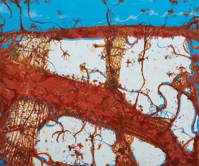 AGNSW prizes John Olsen The tree of life, from Wynne Prize 2018