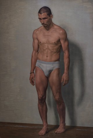 AGNSW prizes Marcus Wills The ersatz (James Batchelor), from Archibald Prize 2016