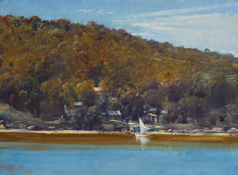 The camp, Sirius Cove, 1899 by Tom Roberts :: | Art Gallery of NSW