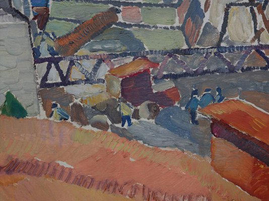 Alternate image of The curve of the bridge by Grace Cossington Smith