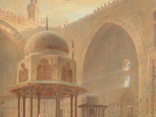 Alternate image of Interior of the Mosque of Sultan Hassan, Cairo by Edward Angelo Goodall