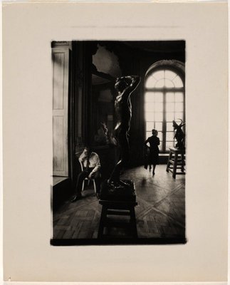 Alternate image of Pat at the Musée Rodin, Paris by Lewis Morley