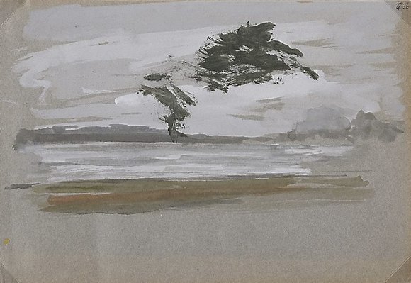 Alternate image of (Landscape) (Gouaches) by William Dobell