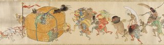 AGNSW collection Hiroharu Itaya Night procession of the hundred demons (Hyakki yagyô) circa 1860