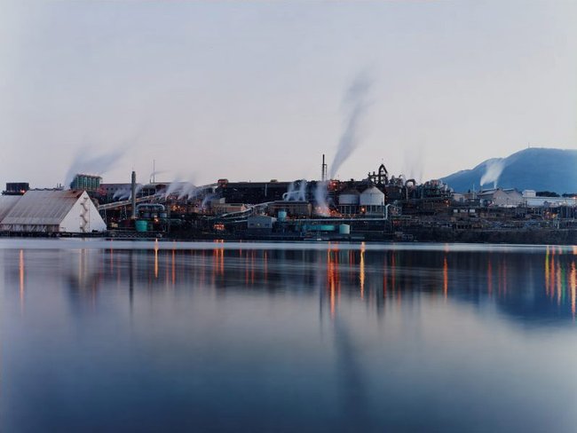 AGNSW collection David Stephenson The Zinc Works and Mount Wellington from Store Point, Tasmania 2004