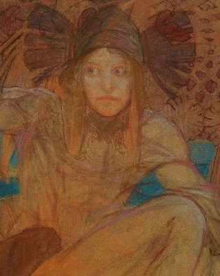 Alternate image of Study for a mural by Alphonse Mucha