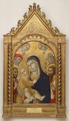 Alternate image of Madonna and Child with Saints Jerome, John the Baptist, Bernardino and Bartholomew by Sano di Pietro