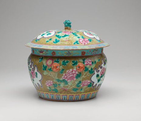 Alternate image of Covered jar (kamcheng) by Nonya ware