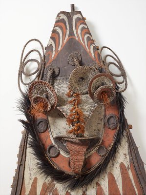 Alternate image of Gable mask from ceremonial house facade by Sawos people