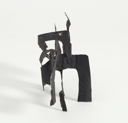 Alternate image of Untitled (maquette for 'Black silhouette') by Margel Hinder