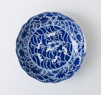 Alternate image of Dish with sea and rock motifs by 