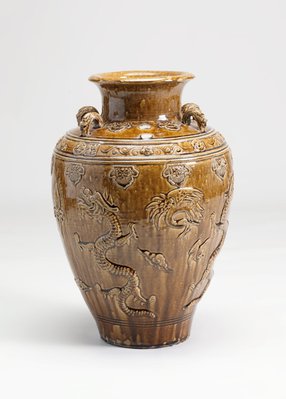 Alternate image of Martaban urn with dragon design by 