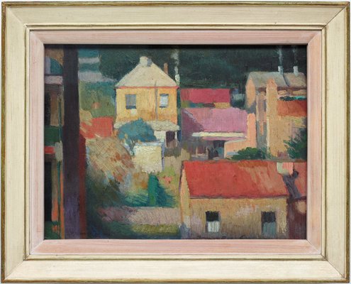 Alternate image of The yellow house by Roland Wakelin