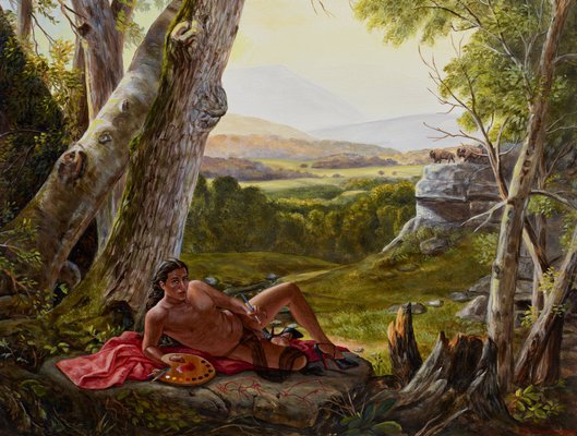 Alternate image of The allegory of painting by Kent Monkman