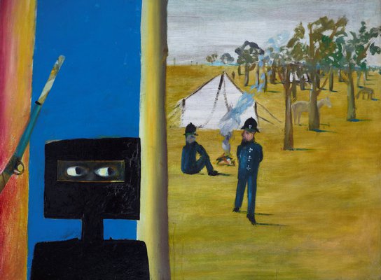 Alternate image of The camp by Sidney Nolan