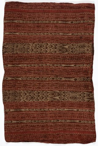 AGNSW collection Bagobo Blanket or enclosed skirt ( panapisan) 20th century