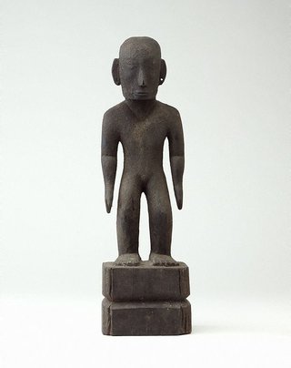 AGNSW collection Ifugao Standing rice deity (bulul) 20th century