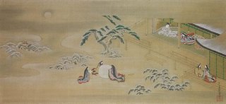 AGNSW collection Tosa Mitsuoki Episode from 'The bluebell', Chapter 20 of the 'Tale of Genji' circa 1650-1700