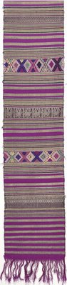 Alternate image of Ceremonial cloth with banded geometric designs by 