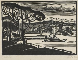 AGNSW collection Adelaide Perry Kirribilli (The little steamer) circa 1929
