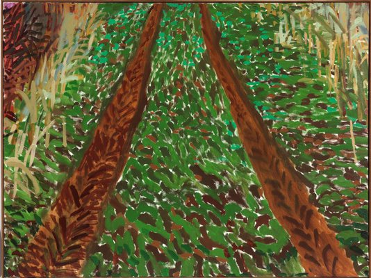 Alternate image of A closer winter tunnel, February-March by David Hockney