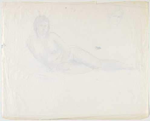 Alternate image of Female nude and Head by Lloyd Rees